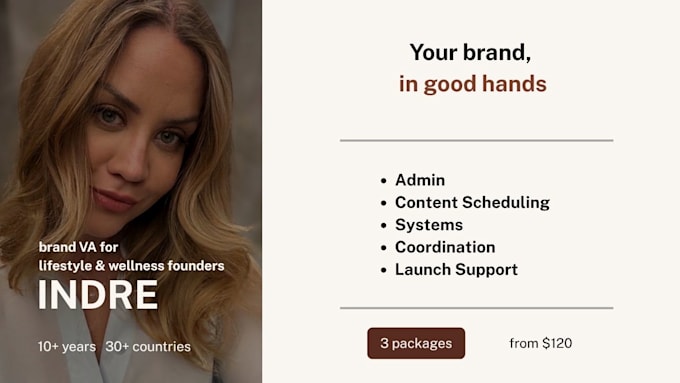 be your virtual assistant for lifestyle and wellness brands