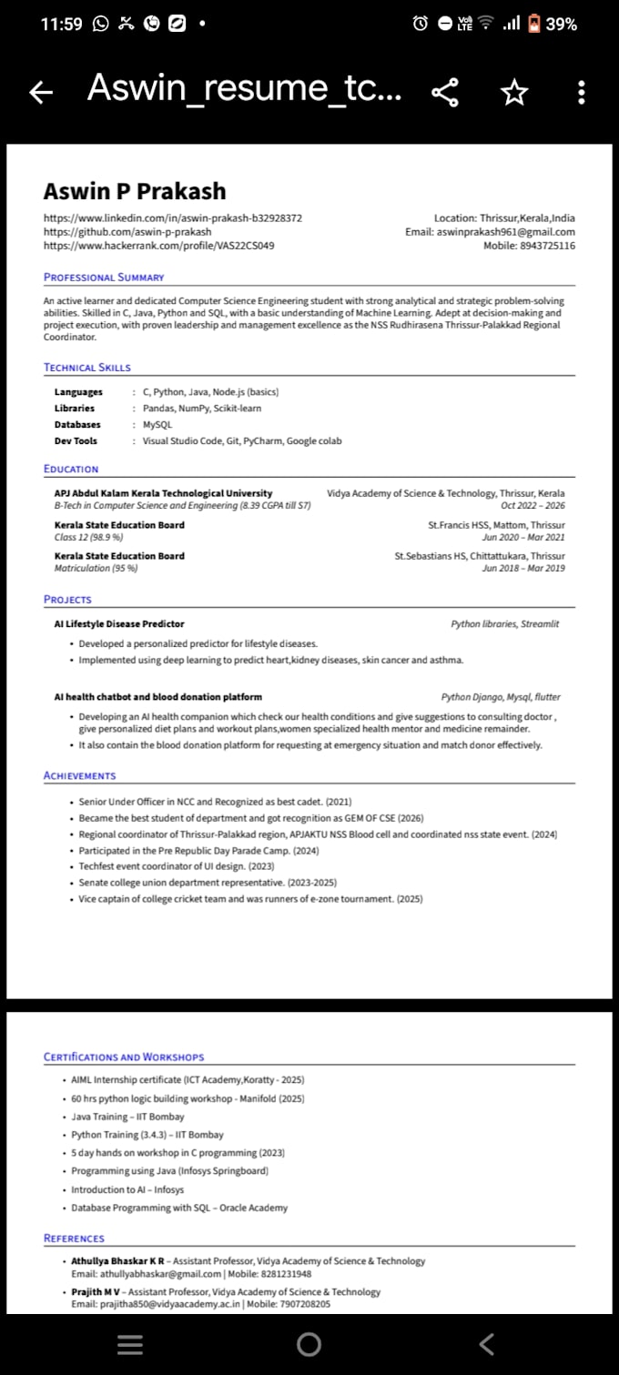 write professional resumes and cvs