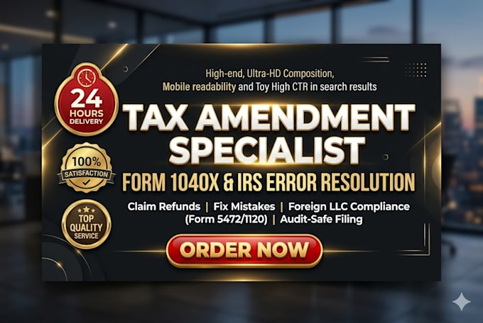 amend your US tax return, fix irs errors, and file form 1040x accurately