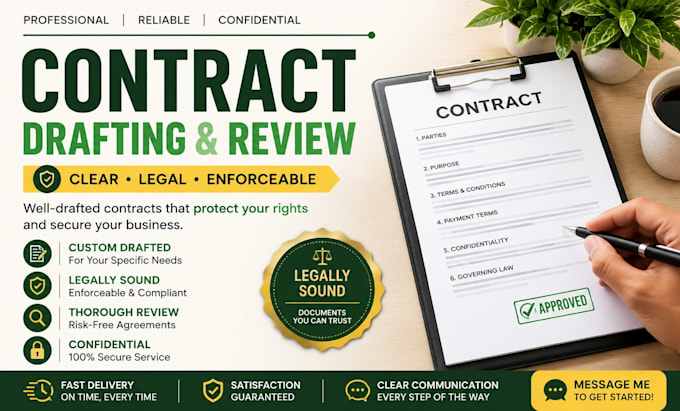 draft professional contracts and agreements ndas drafting freelance contract