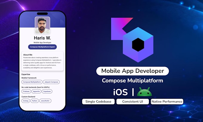 develop ios and android mobile app