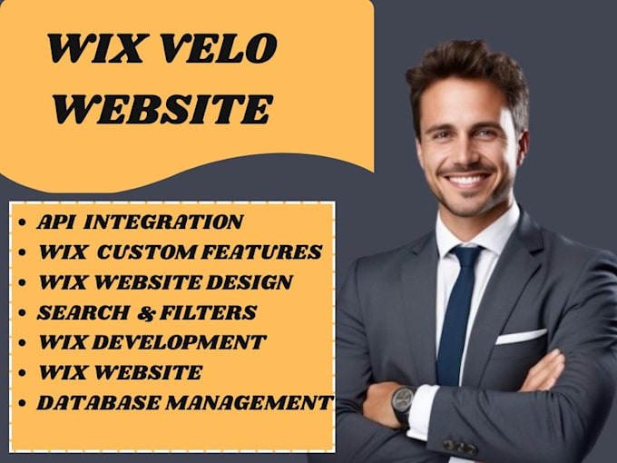 develop wix velo website ,wix velo code, wix velo web app