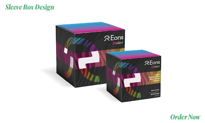 design product packaging, box packaging and realistic 3d mockup
