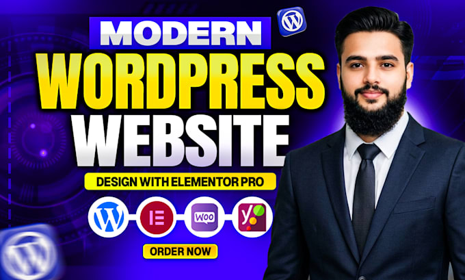 do high converting modern wordpress website with elementor pro for your business