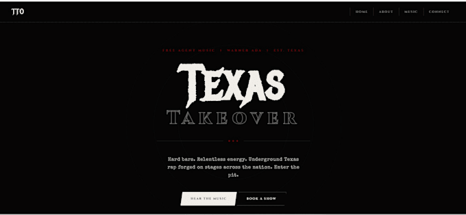 build a custom artist or band website