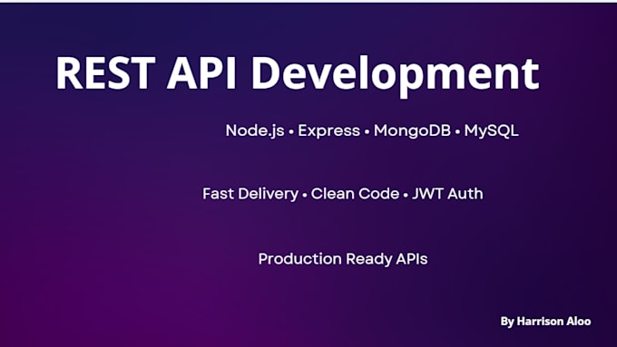 build a rest API with nodejs express mongodb and mysql with jwt auth