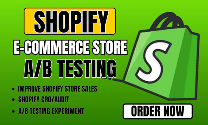 shopify cro, conversion rate optimization, ab testing and checkout optimization