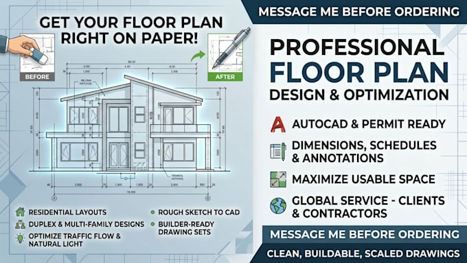 floor plan design, duplex layout, architecture drafting, house plan optimisation