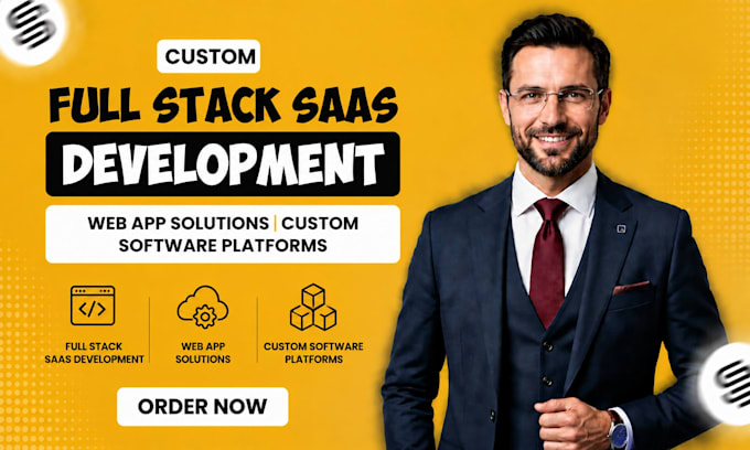 create full stack saas development, web app solutions, custom software platforms