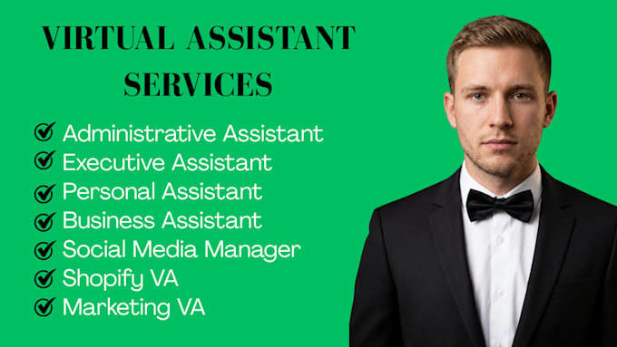 be your shopify virtual assistant crm va website va social media marketing va