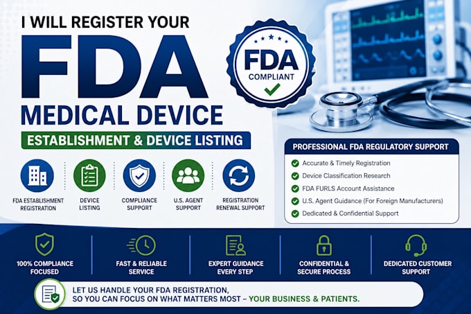 register your fda medical device establishment and device listing