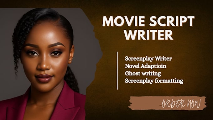 write and format screenplay movie script comic book novel adaptation ghostwriter