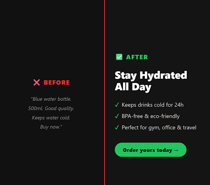 write converting product descriptions and shop texts using ai