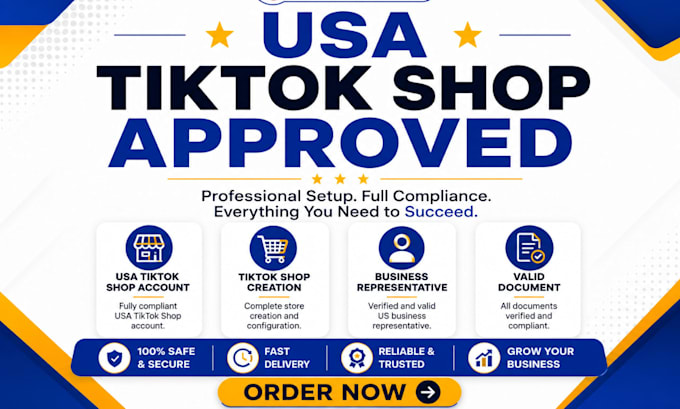 create setup USA tiktok shop for non US residents