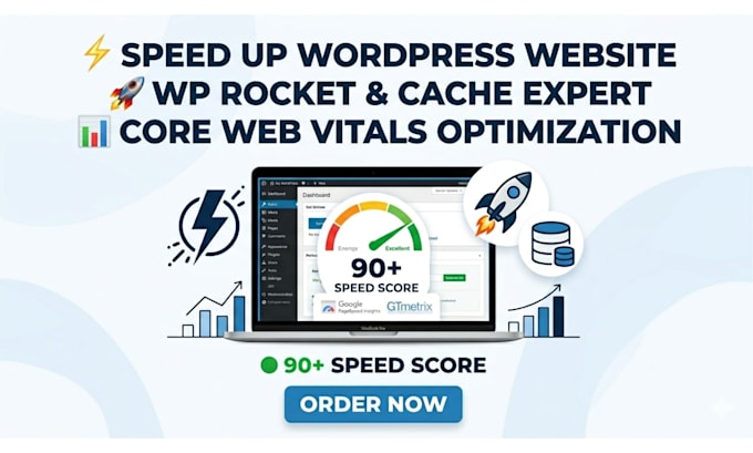 do speed optimize slow wordpress website or wp rocket cache, core web vitals fix
