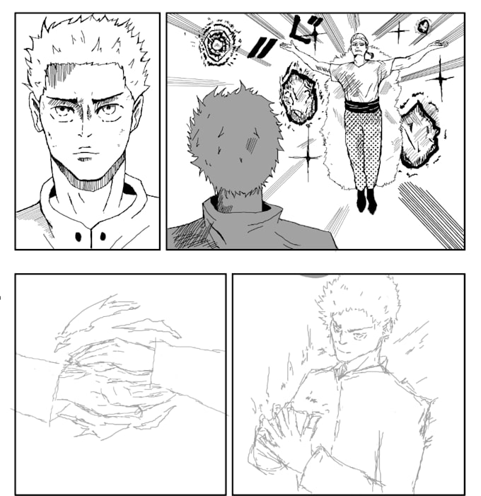 draw a manga for your ad or quick story