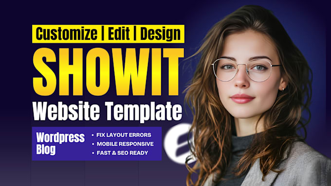 edit showit website template design, customize or redesign showit blog website