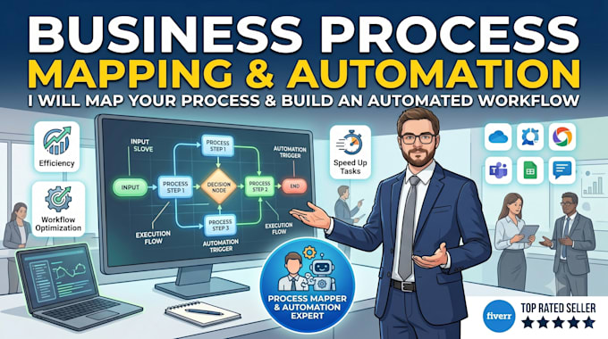 map your business process and build an automated workflow