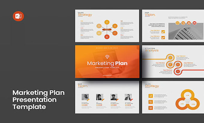 redesign powerpoint presentation design, improve powerpoint template or slides
