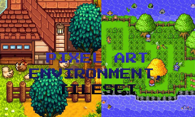 do pixel art tileset pixel character sprite sheet pixel animation rpg game asset