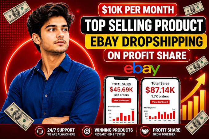 do ebay dropshipping on profit share