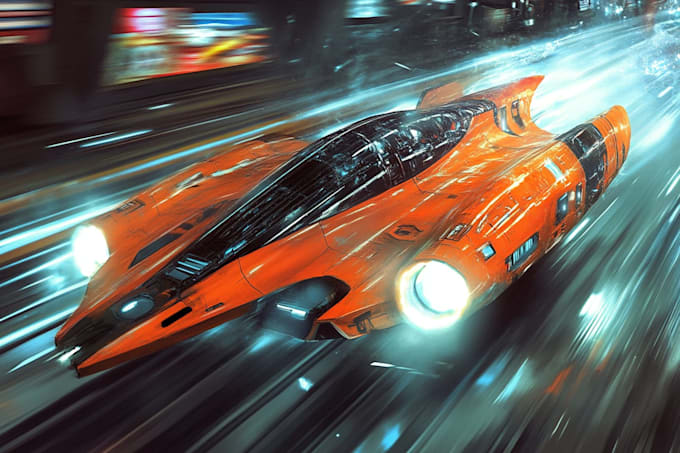 do sci fi spaceship design for you