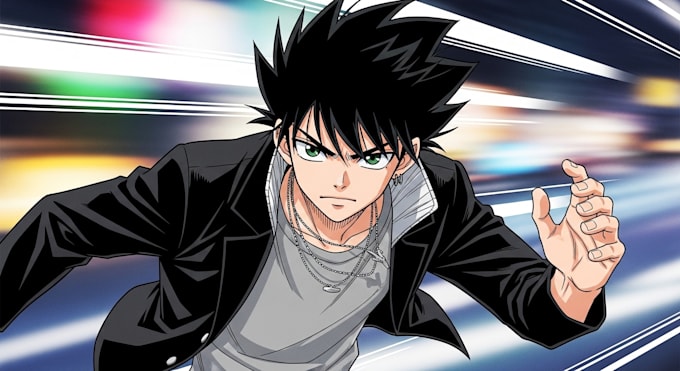draw a manga character