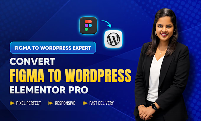 convert figma to wordpress using elementor pro