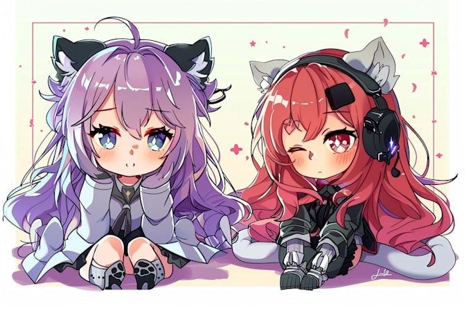 draw cute chibi art for you