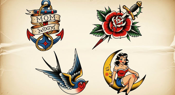 do neo traditional and oldschool tattoo designs