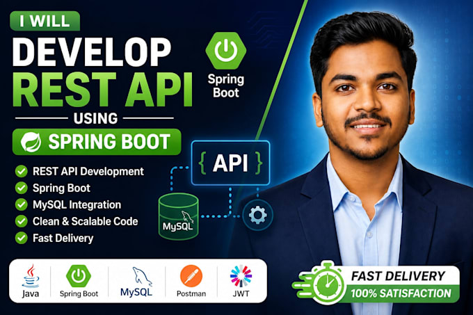 develop rest API using java spring boot