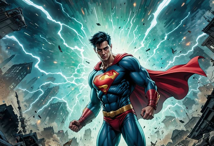 create stunning superhero comic art and character designs