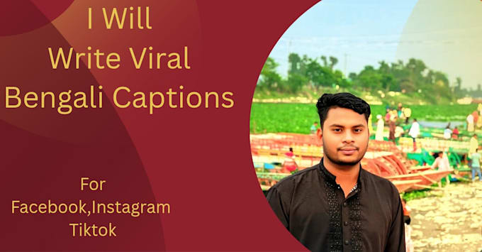 write viral bengali captions and copywriting for your facebook posts