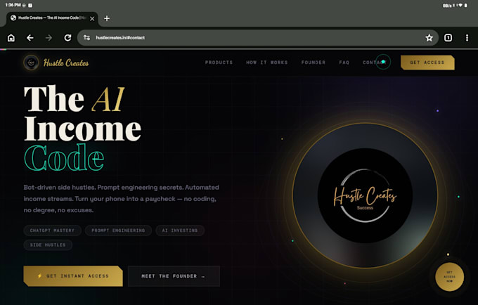 design and develop a modern conversion focused website