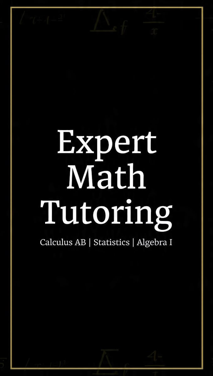 teach calculus statistics algebra concepts with step by step explanation