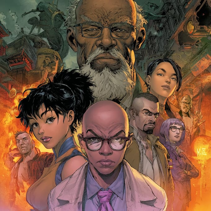 draw special comic illustration or graphic novel