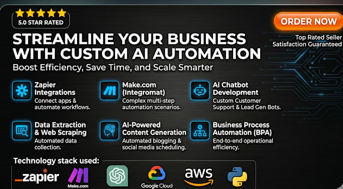 streamline businesses and projects with ai automations