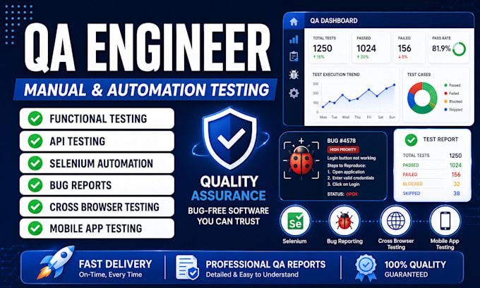 test your website or app with manual and automation services