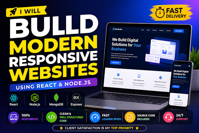 develop professional full stack web applications using mern
