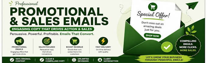 write promotional and sales emails that convert