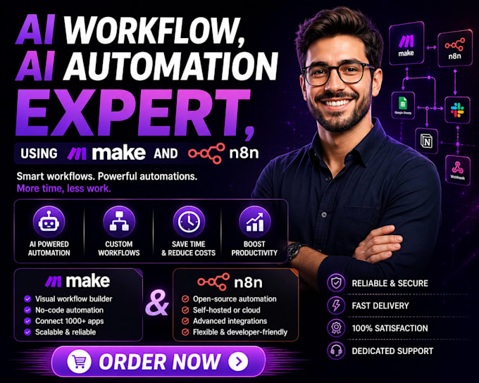 be your ai automation expert for make and n8n