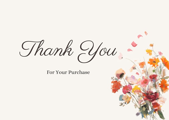 design personalized thank you cards and packaging stickers