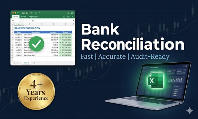 do bank reconciliation and financial reporting in excel