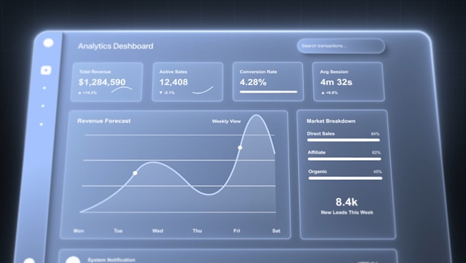 create a high converting saas product demo video, UI animation