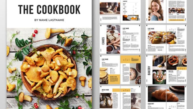 develop, design, and format a stunning cookbook recipe ebook