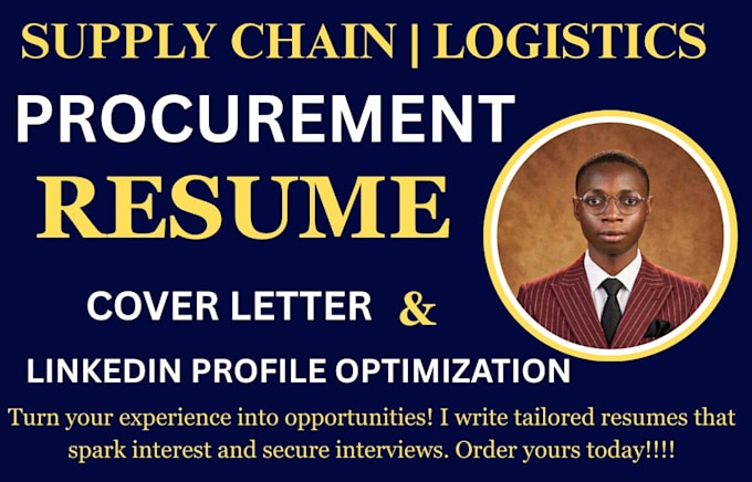 write supply chain resume, logistics resume, warehousing and transport