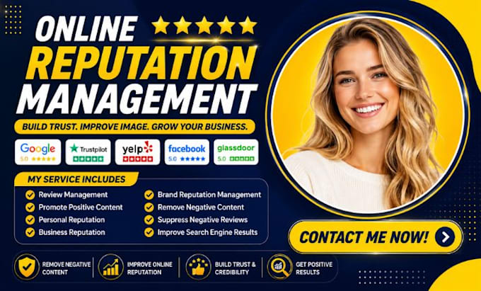 do online reputation management, ORM services to suppress negative link, SEO