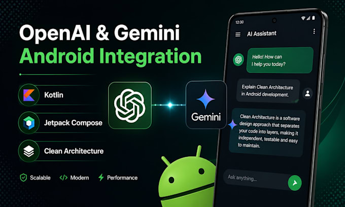integrate openai or gemini ai into your android app