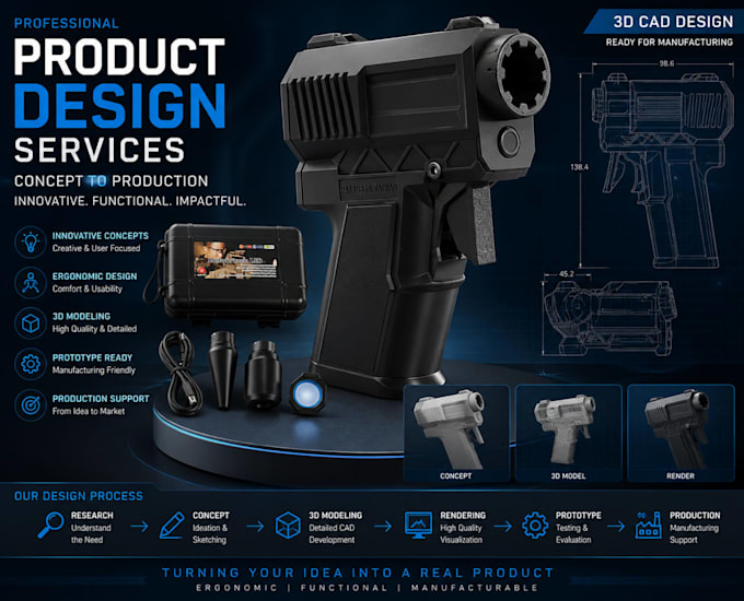 design ergonomic gaming hardware, gaming controllers, gaming electric duster