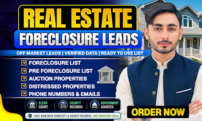 provide foreclosure leads and auction property lists